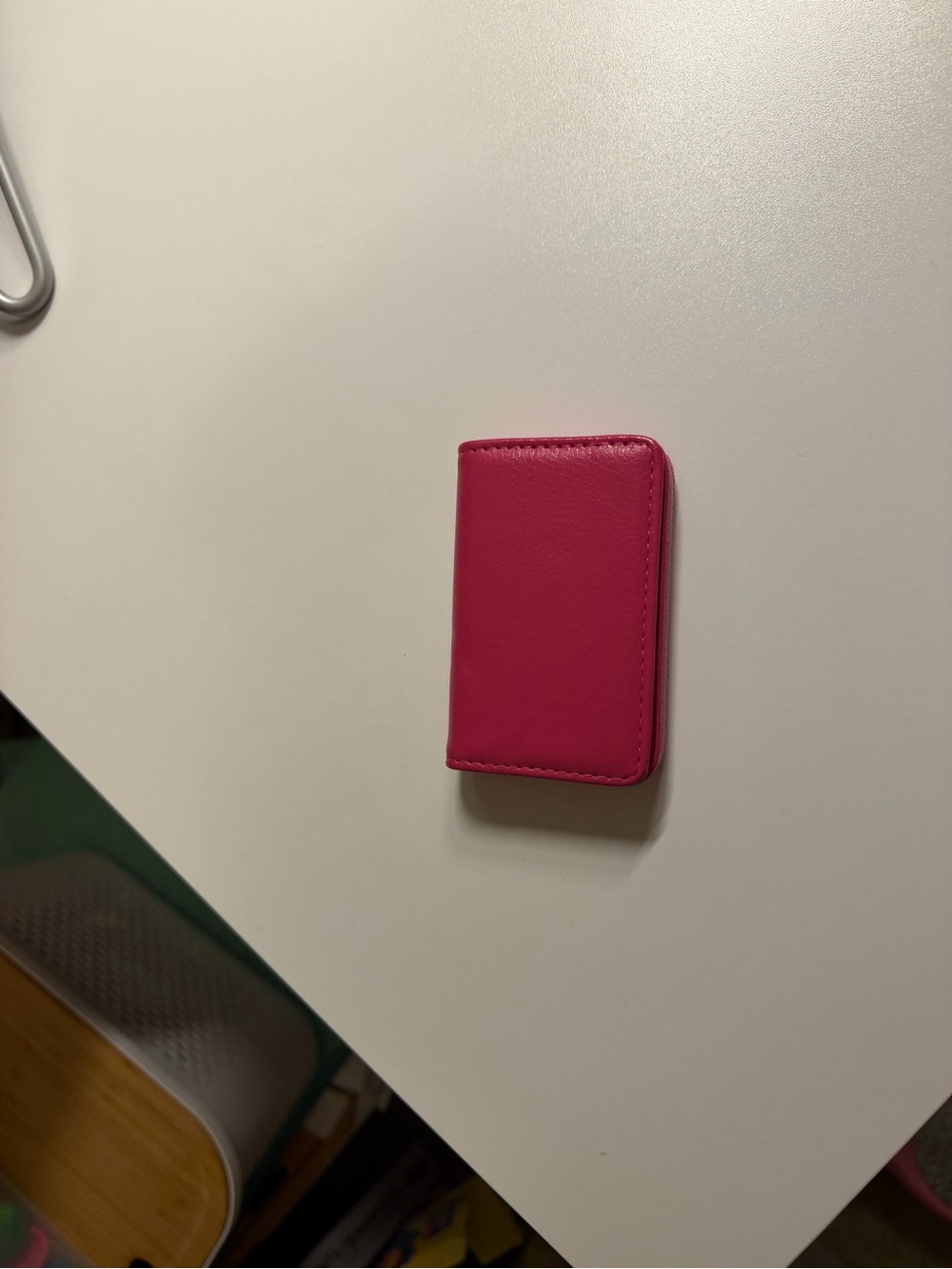 Pink Leather Wallet-Style Phone Case